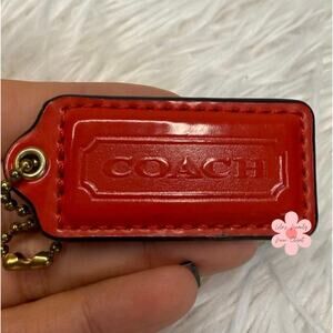 2"  COACH Fob Bag Charm Hang tag Hangtag